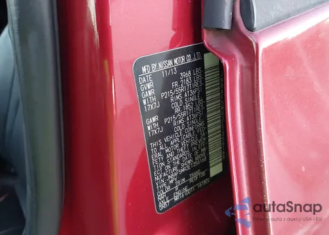 2014 Nissan Juke Sl from USA, damaged, VIN JN8AF5MR3ET356168